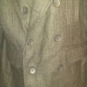 ⬇️⬇️⬇️J by Jasper Conran Debenhams Plaid Wool Peacoat